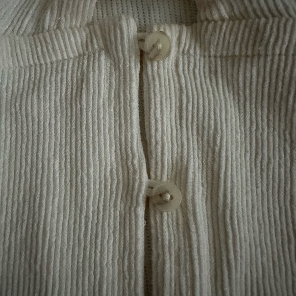 Madewell Cream Cross-Back Tank Top - Picture 3 of 9